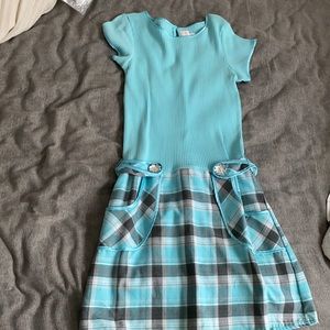 Blue Plaid dress